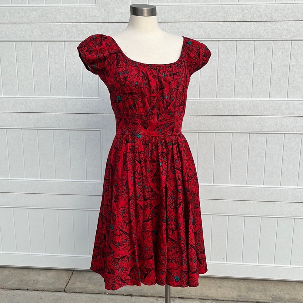 Pinup Couture Spanish Fans Dress